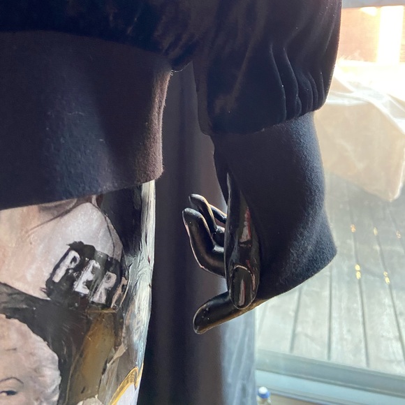 Velour bomber jacket - Picture 2 of 4